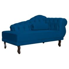 Divã Recamier Larissa Lado Esquerdo 150cm Suede - Diversas Cores - Ds 