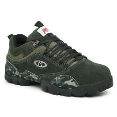 Tenis Casual Modoc Low Camuflado - Master Feet, Verde, 38