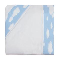 Jogo de Lençol 03 Peças - Bebê & Enxoval, Nuvem Algodão Azul