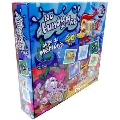 Jogo da memória no fundo do mar 40 peças - Pais e Filhos