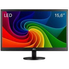 Monitor 15,6&quot; led aoc - vga - vesa - alimentacao usb - e1670swu/wm