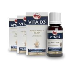 Kit 3 Vita D3 2000ui Vitafor 10ml em Gotas