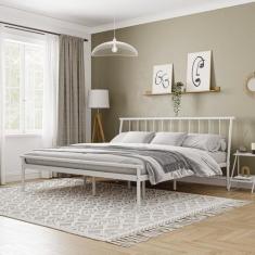 Cama King em Aço Begônia CabeCasa MadeiraOriginals - CabeCasa MadeiraM