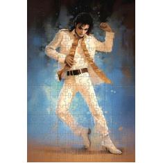 Quebra-Cabeça Rei do Pop 300 Peças - Coleção TEA, unico, Colorido