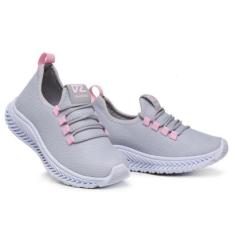 Tênis Feminino Leve Caminhada Dahazzi Conforto Academia Cross Dia a Dia-Feminino