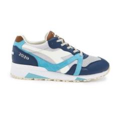 Tênis Casual Diadora N9000 2030 Italia Azul Masculino BLU INSEGNA 44 Diadora-Masculino