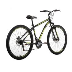 Bicicleta Houston Netuno Freios V-Brake Aro 29 21V Preto/Amarelo NTD291R