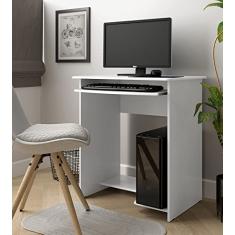 Escrivaninha Pratica para computador cor Branco - Comprar Móveis Em Casa