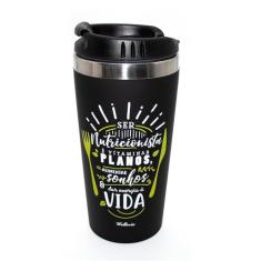 Copo Térmico Inox 450ml Profissão Wellmix Nutrição