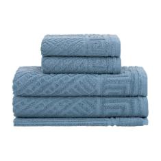 Jogo Toalhas Banhão Buddemeyer 5p Olimpo Azul 1495