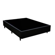 Base Box Viúva Suede Homequeen Preto 40x128x188
