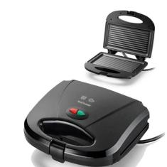 Sanduicheira e Mini Grill Multilaser Gourmet - Preta