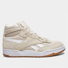 Tênis Couro Reebok BB 4000 II Cano Médio Masculino-Masculino