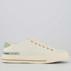 Tênis Coca Cola Verona Feminino Off White-Feminino