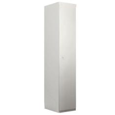 Guarda Roupa Infantil Eloisa 1 Porta MDF Branco Brilho Phoenix Baby