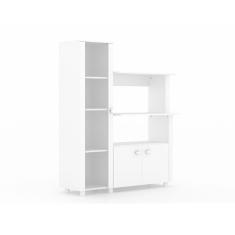 Balcão Multiuso 03 Portas Branco Tecno Mobili