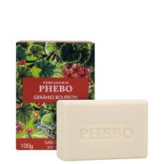 Phebo Mediterrâneo Gerânio Bourbon - Sabonete em Barra 100g