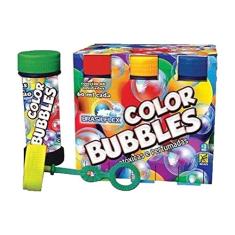 Bolha De Sabão, Brasilflex, Color Bubble, 50 ml, Caixa com 6 Unidades, Incolor