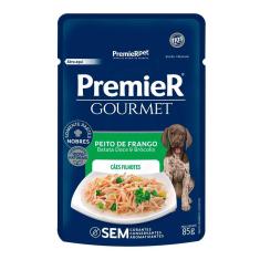 Ração Premeir Caes Sache Gourmet Filhote Frango 85Gr.