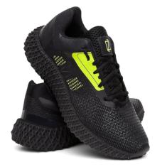 Tênis Masculino Para Corrida e Academia Super Leve - Preto/38