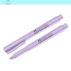 Marca texto tons pastel lilás grifpen faber-castell