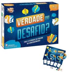 Brinquedo Educativo Jogo De Tabuleiro Verdade Ou Desafio