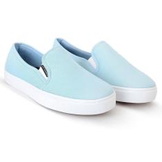 Tênis Slip On Feminino Style Calce Facil Iate Confort Leve-Feminino