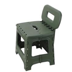 Banqueta Dobrável, Banqueta Portátil Espessada PP para Crianças Pequenas Com Alça, Comporta até 300 Libras, para Piqueniques Internos e (Pequeno 70 x 55 x 45 cm / 27,6 x 21,7 x