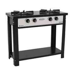 Fogão Profissional 2 Bocas Venâncio Linha Bravo com Forno Br2bf