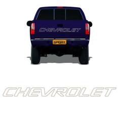 Faixa Tampa Traseira S10 1999 Até 2005 Adesivo Chevrolet - SPORTINOX, 