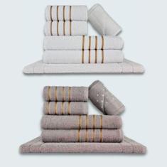 Jogo De Toalhas 12 P?s Cole??o Montreal 100% Algod?o Br+cz