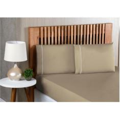 Jogo de lençol Queen Size 3 Peças 100% Algodão Percal 200 Fios com aca