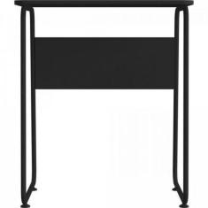 Mesa Compacta Para Computador New Job Preta Multivisão F002