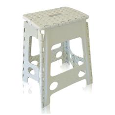 Banqueta de Plástico Dobrável Branco Antares