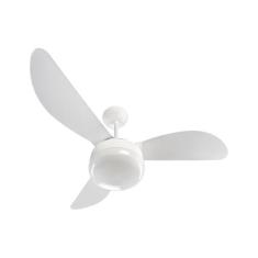 Ventilador de Teto Ventisol Fenix Branco 3 Pás, Cv3, 02 Lâmpadas Led I