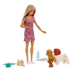Boneca Articulada - Barbie Sisters E Pets - Treinadora De Cachorrinhos