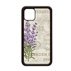Capa roxa de flor de lavanda para iPhone 11 Pro Max para Apple Mobile Case Shell