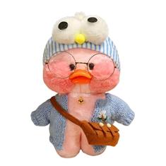 Brinquedo de pelúcia de pato – 29 x 21,8 cm x 21,66 cm, boneca de pelúcia Kawaii, pato de pelúcia, brinquedo de pelúcia | Almofada macia e fofa de pelúcia Lalafanfan