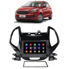 Kit Multimídia Android Ford ka 2018 2019 2020 2021 7 Polegadas GPS Tv 