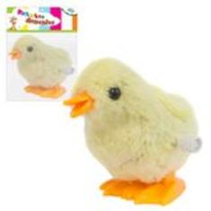 Pintinho de plastico / pelucia a corda na solapa - Wellkids