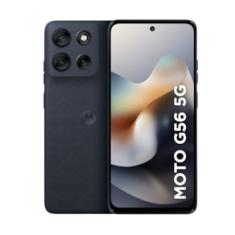 Smartphone Motorola Moto G56 5G Tela 6.7” 256GB 8GB RAM+16GB Ram Boost 50MP Sony Lytia 600 Moto AI TurboPower 33W IP69 Desbloqueado Grafite