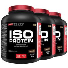Kit 3x Iso Protein 2kg - Bodybuilders-Unissex