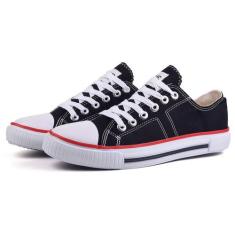 Tenis Star Adulto Casual Feminino Bia Leve Macio - NYC, Preto lona, 35