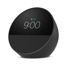 Echo Spot Amazon, Com Alexa, Som envolvente, Com Relógio, Smart Speaker, Preto - B0C2RS4ZG6-Unissex