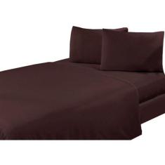 Jogo de Lençol Solteiro 3 Pçs Cama Box Elástico 30cm 100% Poliéster Ga