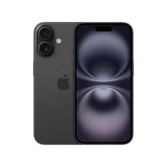 iPhone 16 Apple 128GB, Câmera Dupla de 48MP, Tela 6.1", Preto, 128GB,