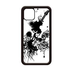 Violão Instrumentos de Música Padrão Crazy para iPhone 12 Pro Max Capa para Apple Mini Mobile Case Shell