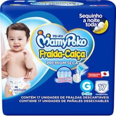 MamyPoko Fralda-Calça Premium Seca G 17 Unidades