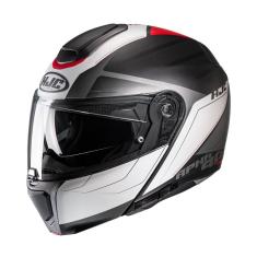 Capacete Hjc Rpha 90s Cadan Preto Cinza Branco E Vermelho 59 [F016]