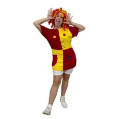 Fantasia da Boneca Emília Adulto Feminina Cosplay Completa - Vendaval,